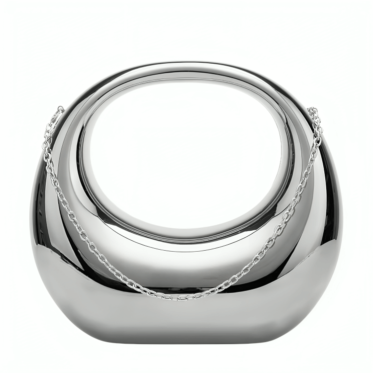 Lunara™ Metallic Bag + FREE Aurora™ Sculpted Earrings